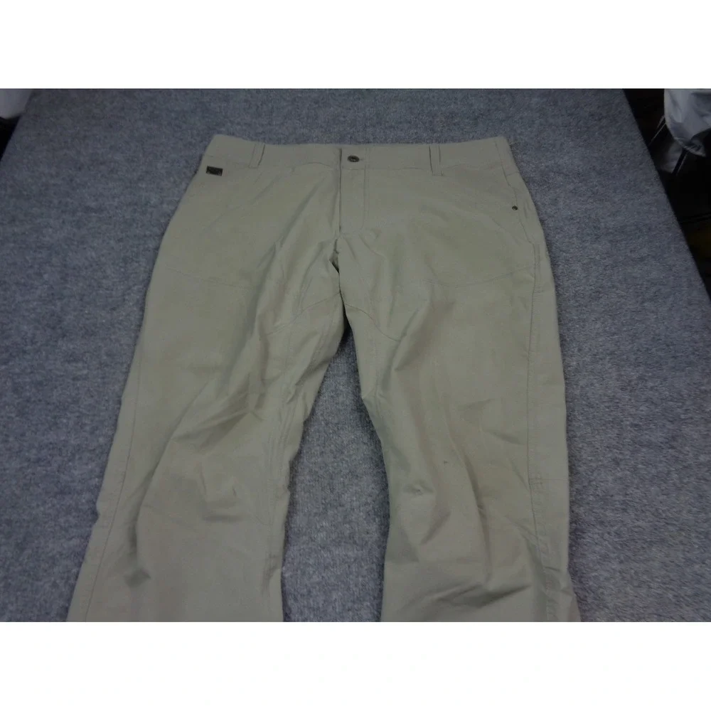 KUHL Silencr Pants Mens Beige 40 X 32 Hiking Outdoor Trail Nylon Ripstop